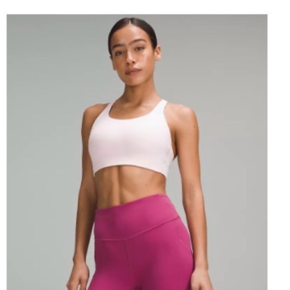 Lululemon Energy High Support Bra Size 34DD Color Pink Like New Condition - Picture 4 of 4